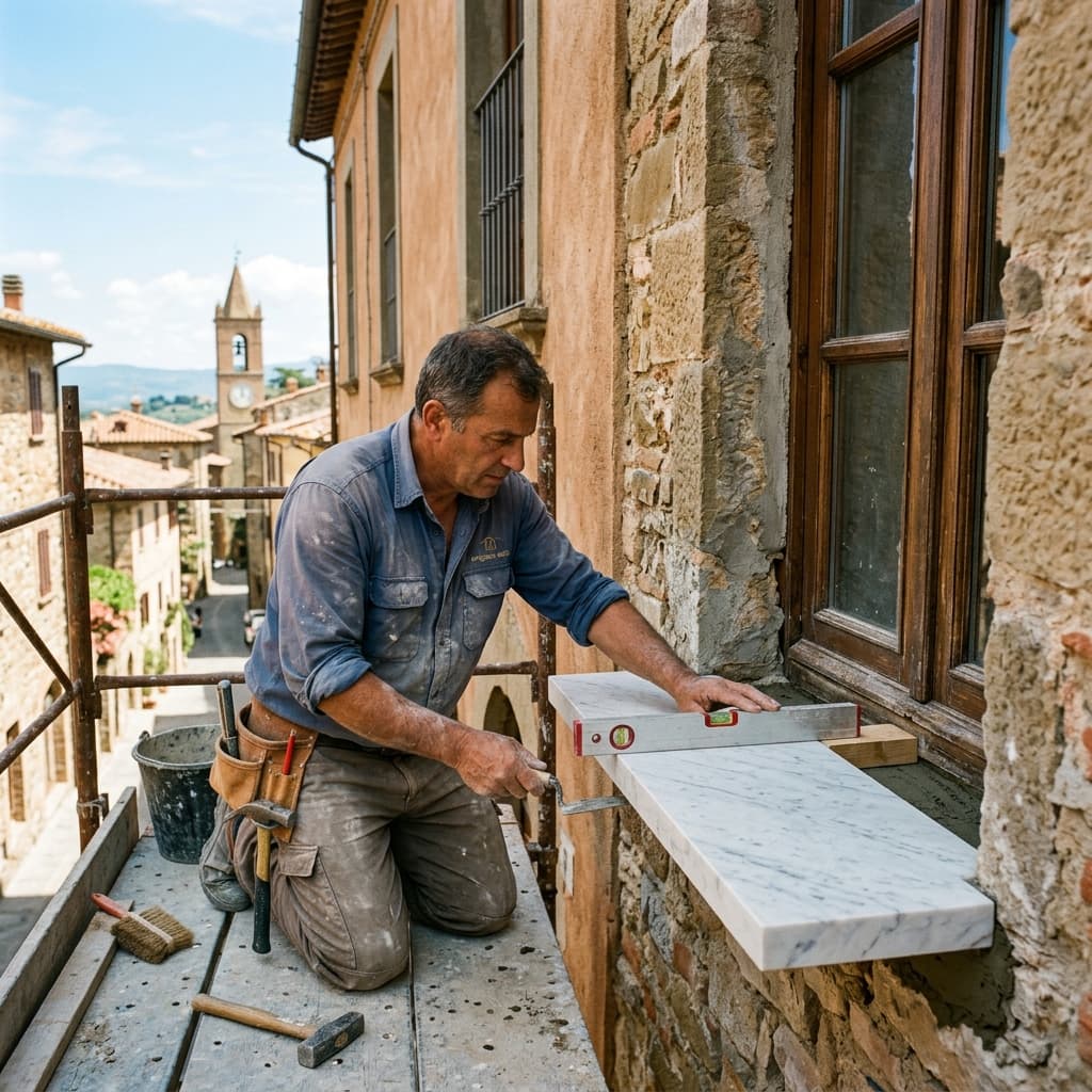 Lavorazioni lapidee ed edilizie in marmo a Asti