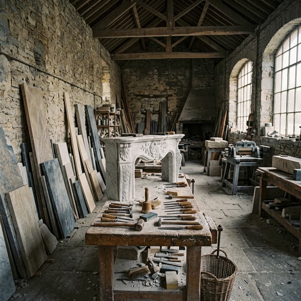 Lavorazioni in marmo di pregio per le residenze collinari di Pino Torinese